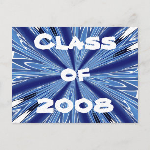 Postal Clase azul y blanca de 2008