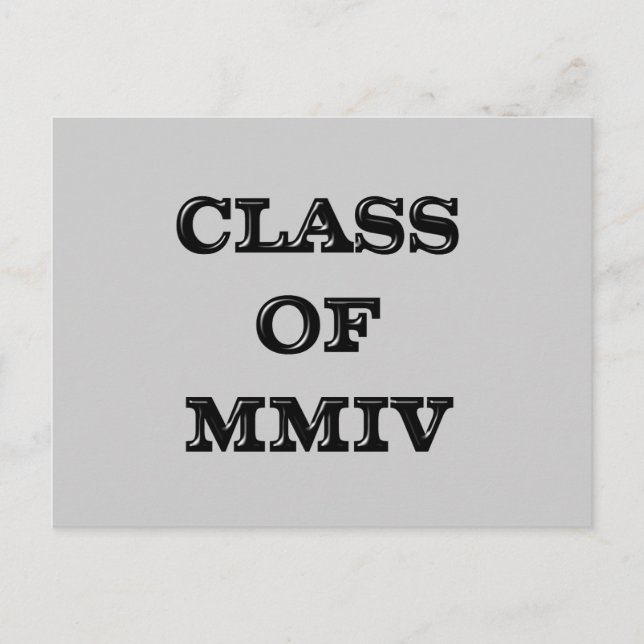 Postal Clase de 2004 (Anverso)