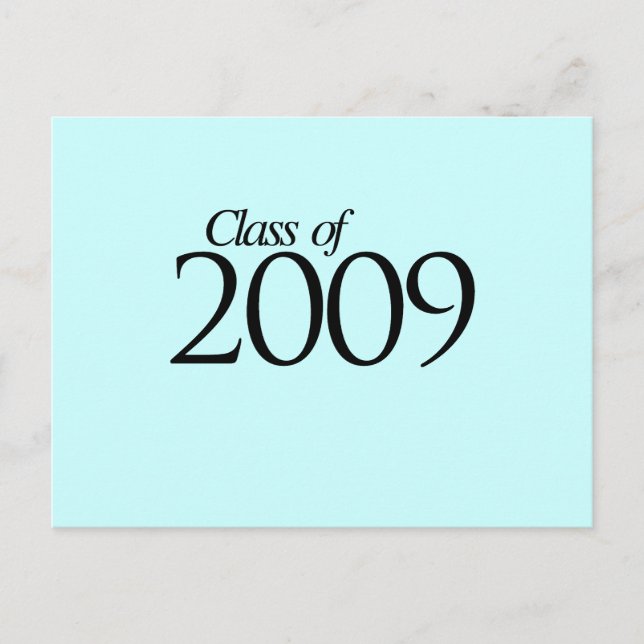Postal Clase de 2009 (Anverso)