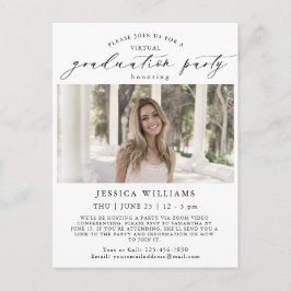 Postal Clase de 2024 Foto Partido de Graduación VIRTUAL