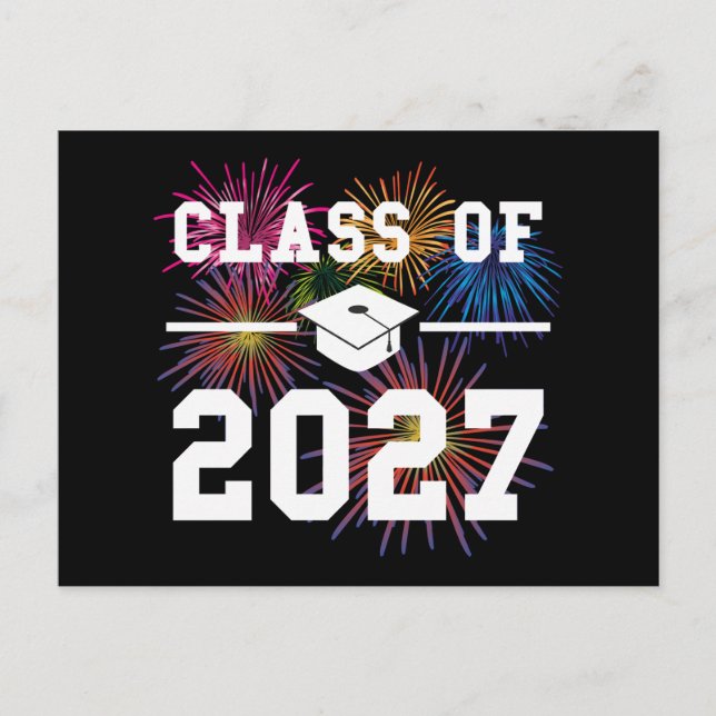 Postal Clase de 2027 Año de último año (Anverso)