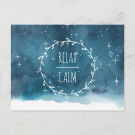 Postal Clase de Aceites Esenciales Emocionales Starry Sky