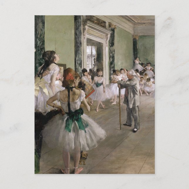 Postal Clase de baile Edgar Degas (Anverso)