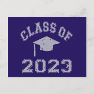 Postal Clase De Graduación De 2023 - Gris 2