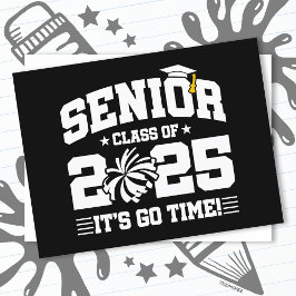 Postal Clase de Graduación de 2025 Cheerhead Cheer Senior