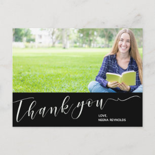 Postal Clase de Graduación de Foto 2024 Gracias Postcard
