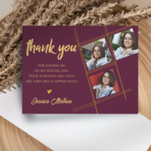 Clase de Graduación Multifoto Roja 2023 Gracias