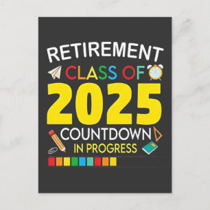 Postal Clase de Jubilación de 2025 Cuenta regresiva en pr