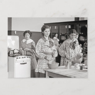 Postal Clase de Repostería, 1935