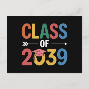Postal Clase Groovy De 2039 Graduación Superior 2039