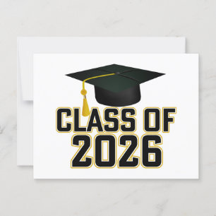 Postal Clase Letterman de 2026 Graduación
