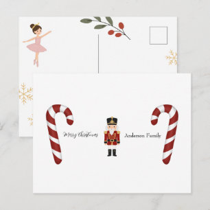 Postal Clásico Cascanueces de Navidad
