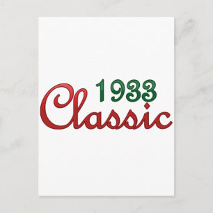 Postal Clásico de 1933