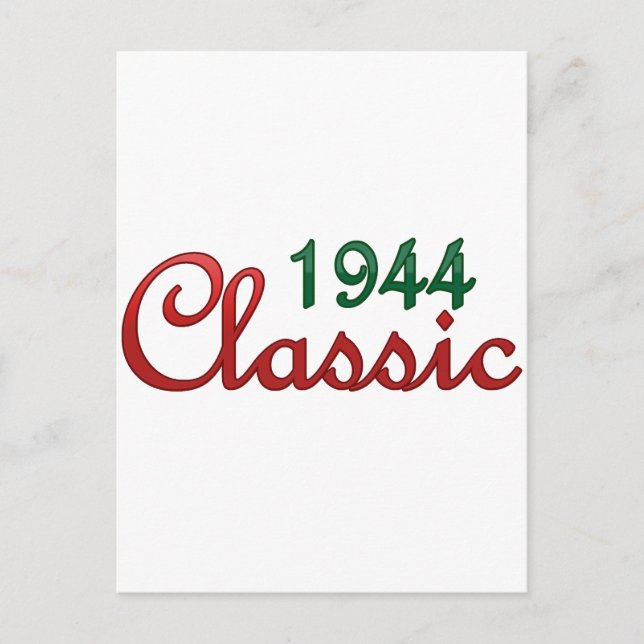 Postal Clásico de 1944 (Anverso)