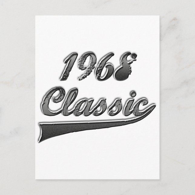 Postal Clásico de 1968 (Anverso)