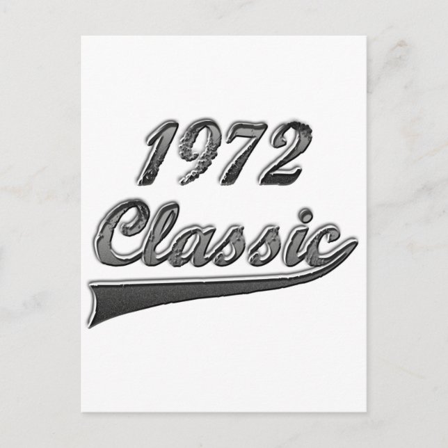 Postal Clásico de 1972 (Anverso)