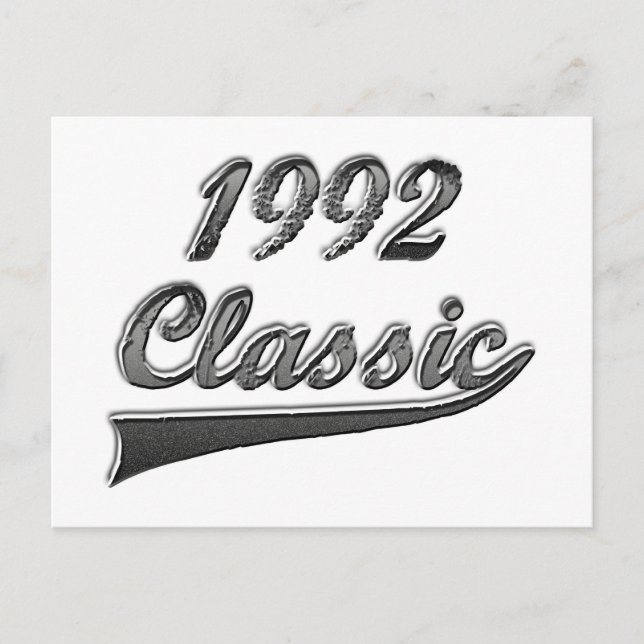 Postal Clásico de 1992 (Anverso)