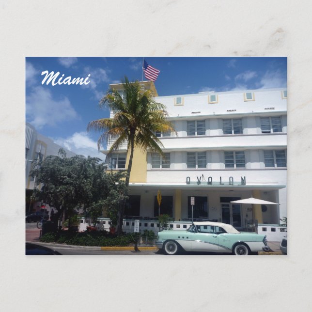 Postal clásico de miami (Anverso)