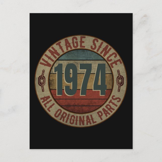 POSTAL CLÁSICO DESDE 1974 TODAS LAS PIEZAS ORIGINALES. (Anverso)