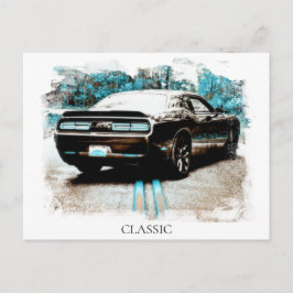 Postal *~* Clásico Digital NIR Muscle Car