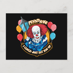 Postal Clásico Pennywise - Podría simplemente comerte