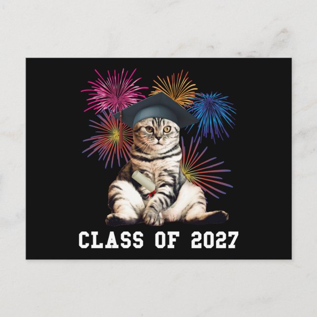 Postal Class of 2027 Cat Lover (Anverso)