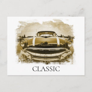 Postal *~* Classic Car Vintage Antiguo Retro