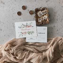 Postal Classic Dusty Rosa Floral