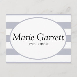 Postal Classic Gray Stripes Business