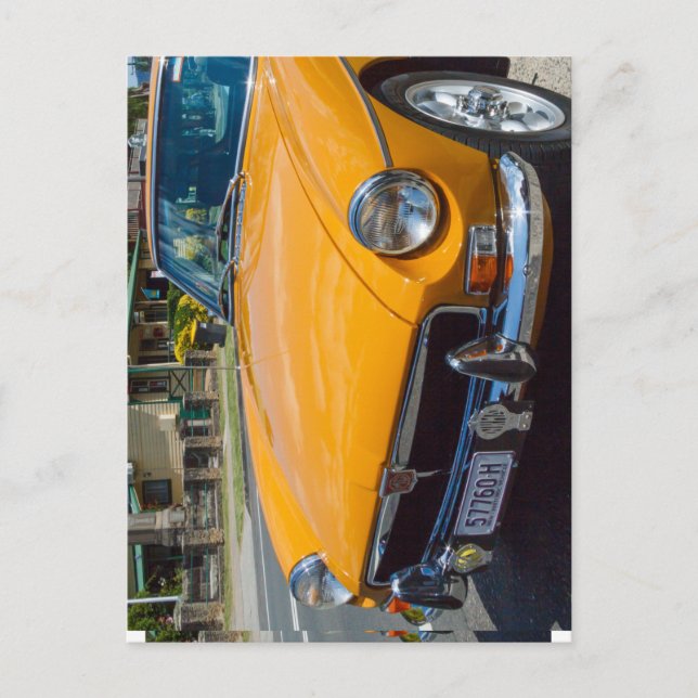 Postal Classic MGB GT Roadster Postcard (Anverso)