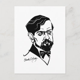 Postal Claude Debussy