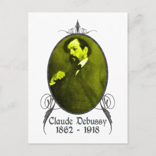 Postal Claude Debussy