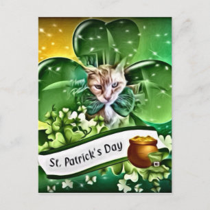 Postal Claude del Día de San Patricio