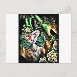 Postal Claude del Día de San Patricio