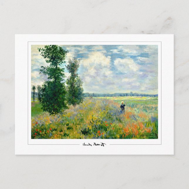 Postal Claude Monet #108 - Bella Artes (Anverso)