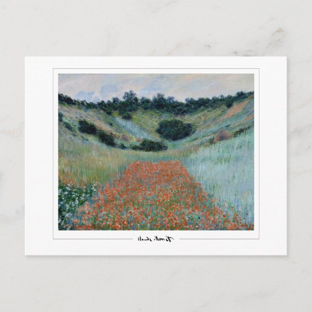 Postal Claude Monet #11-2 - Bella Artes (Anverso)