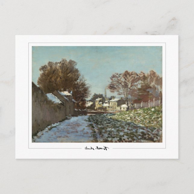Postal Claude Monet #120 - Arte fino (Anverso)