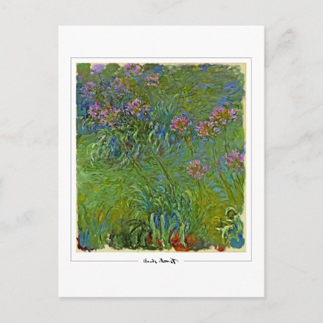 Postal Claude Monet #158 - Arte fino (Anverso)