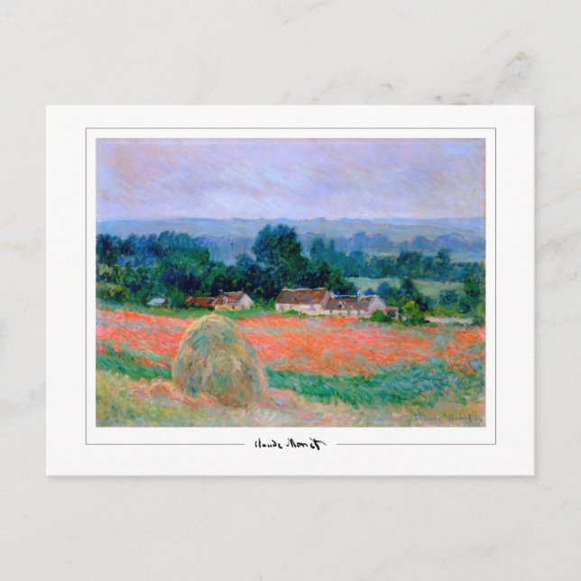 Postal Claude Monet #160-2 - Arte (Anverso)