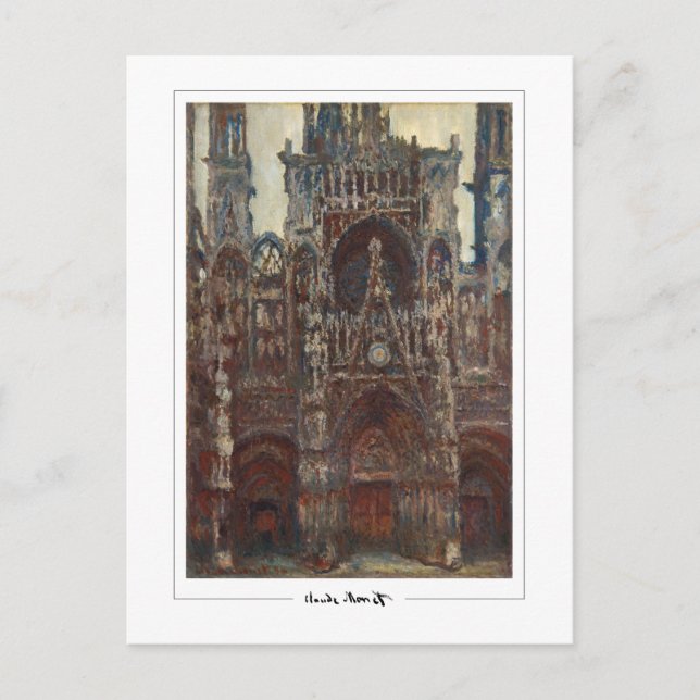 Postal Claude Monet #245-2 - Bella Artes (Anverso)