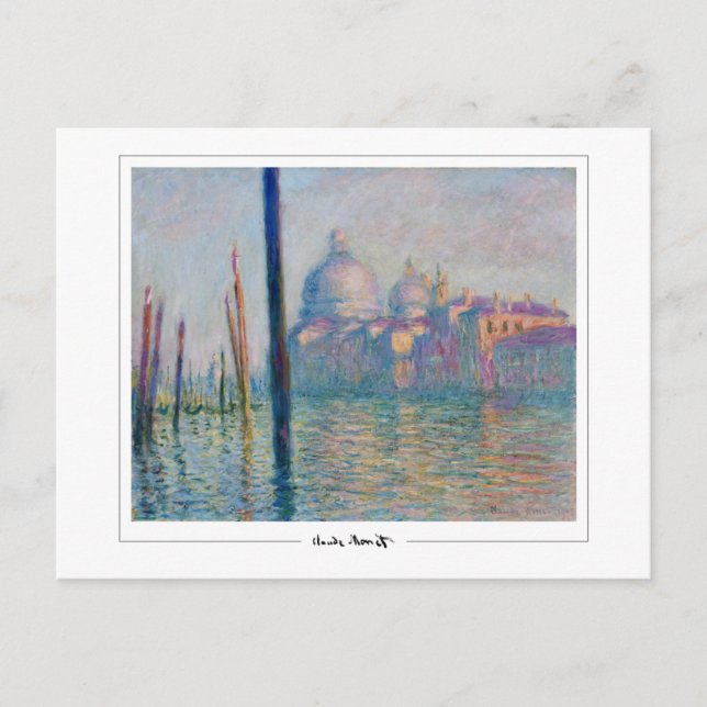 Postal Claude Monet #257-2 - Bella Artes (Anverso)