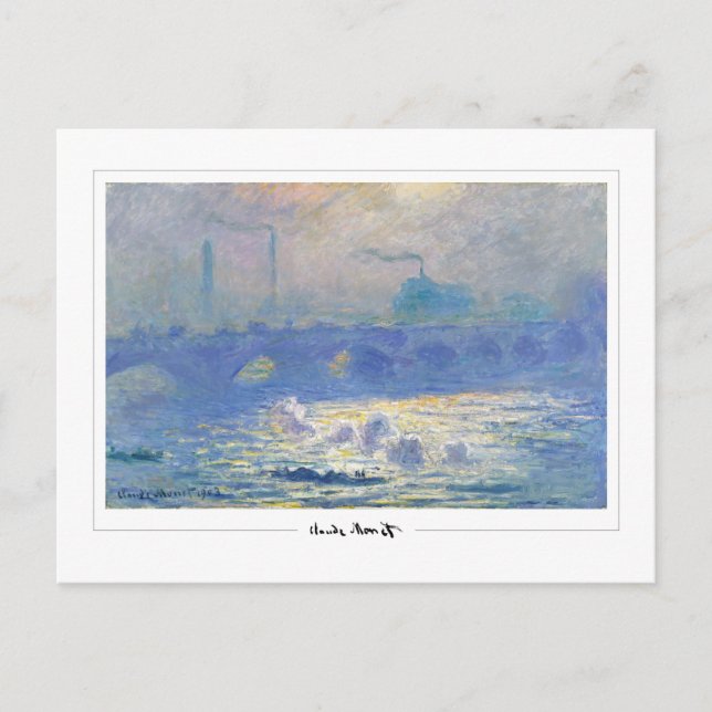 Postal Claude Monet #25-2 - Arte (Anverso)