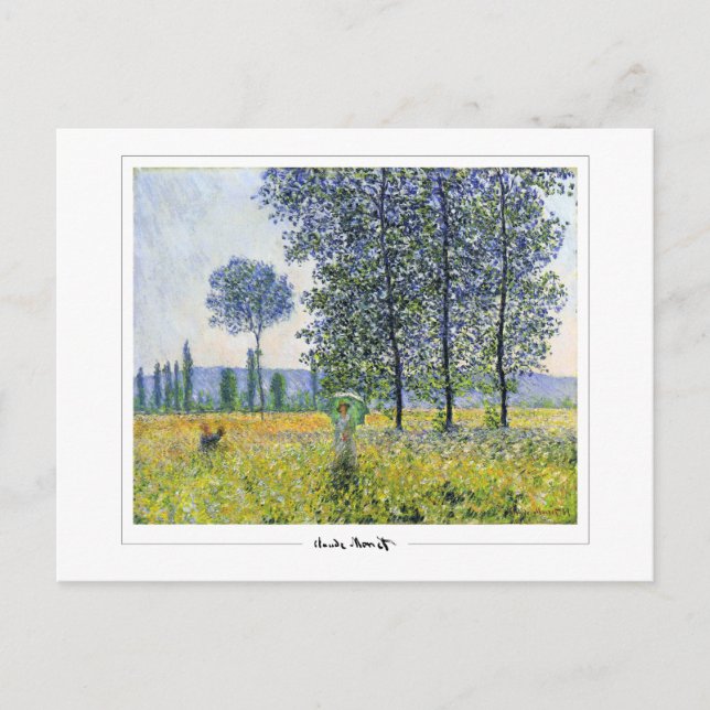 Postal Claude Monet #327-2 - Arte fino (Anverso)