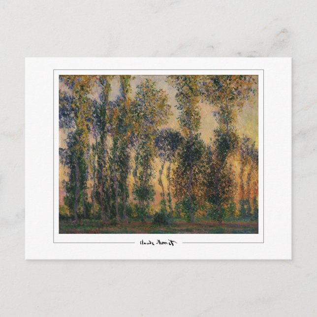 Postal Claude Monet #355-2 - Arte (Anverso)