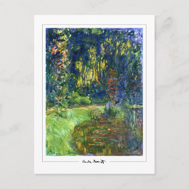 Postal Claude Monet #398 - Bella Artes (Anverso)