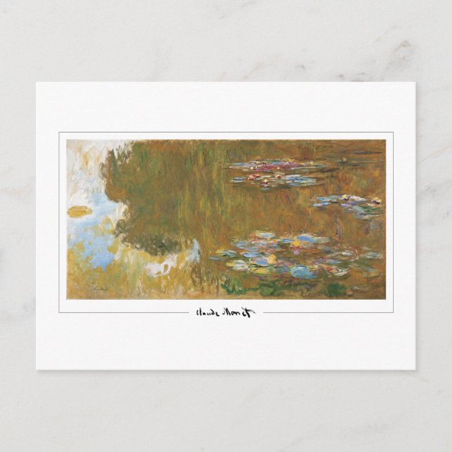 Postal Claude Monet #39 - Arte fino (Anverso)
