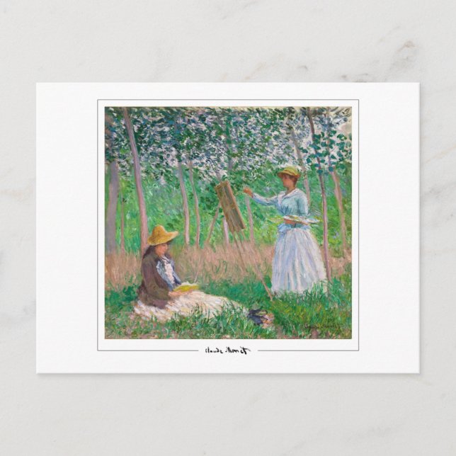 Postal Claude Monet #3-2 - Arte fino (Anverso)