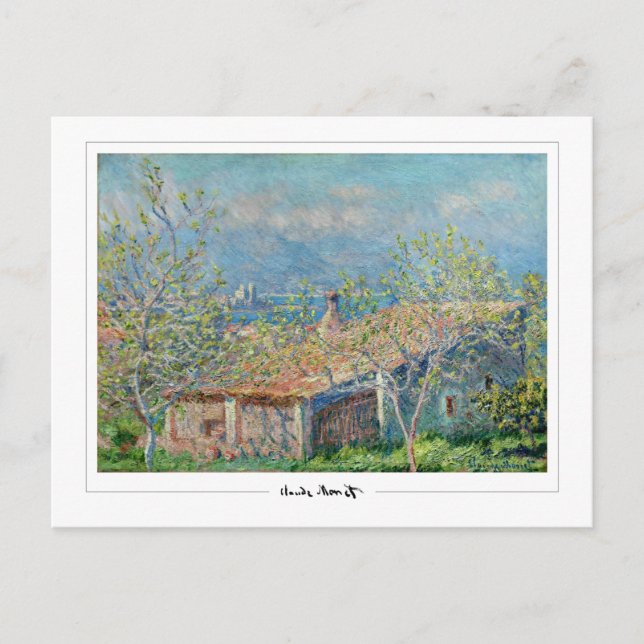 Postal Claude Monet #50-2 - Bella Artes (Anverso)