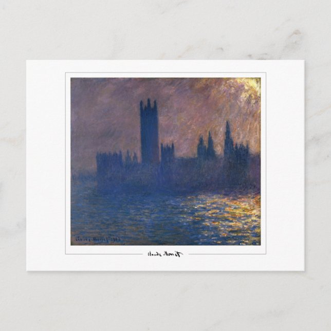 Postal Claude Monet #57 - Arte Refinado (Anverso)