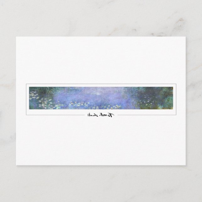 Postal Claude Monet #598-2 - Arte fino (Anverso)
